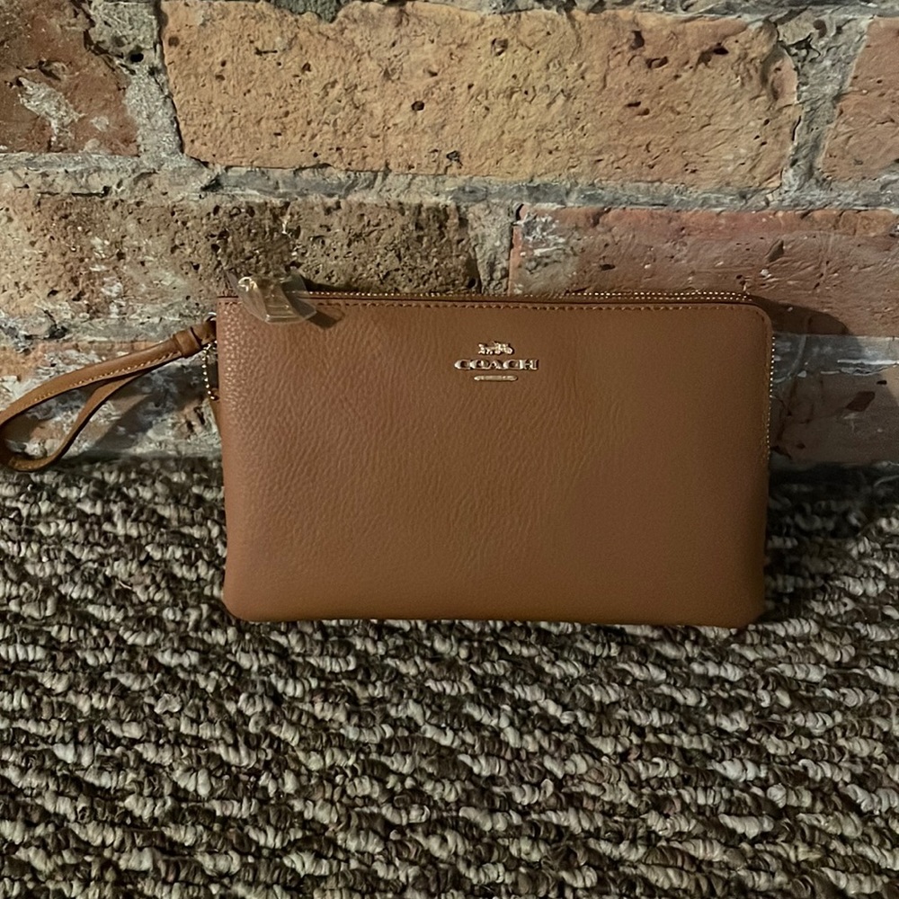 Coach Double Zip Wristlet